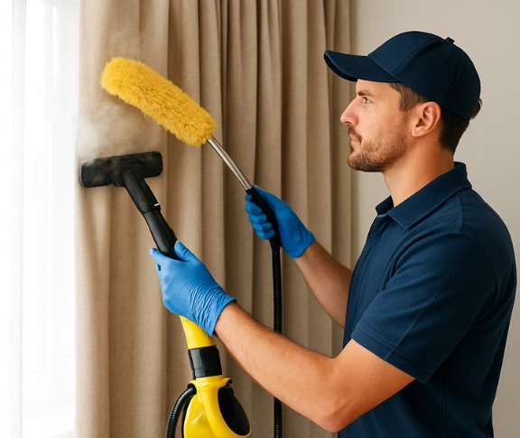 Trusted blind cleaning technician Matty Curtain Cleaning mays-hill-nsw QLD