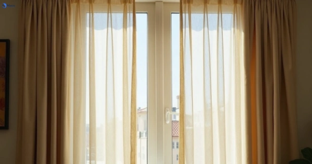Dull dusty drapes in mays-hill-nsw before professional cleaning